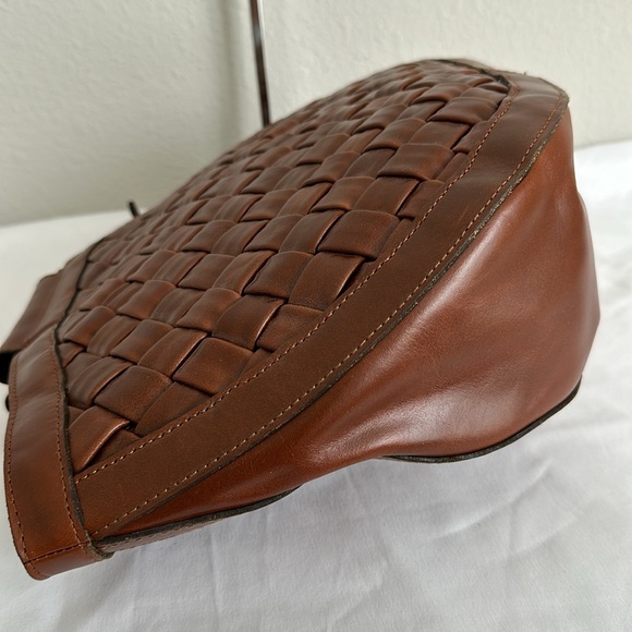 Patricia Nash Woven Leather Oliena Top Handle Satchel - Picture 7 of 7